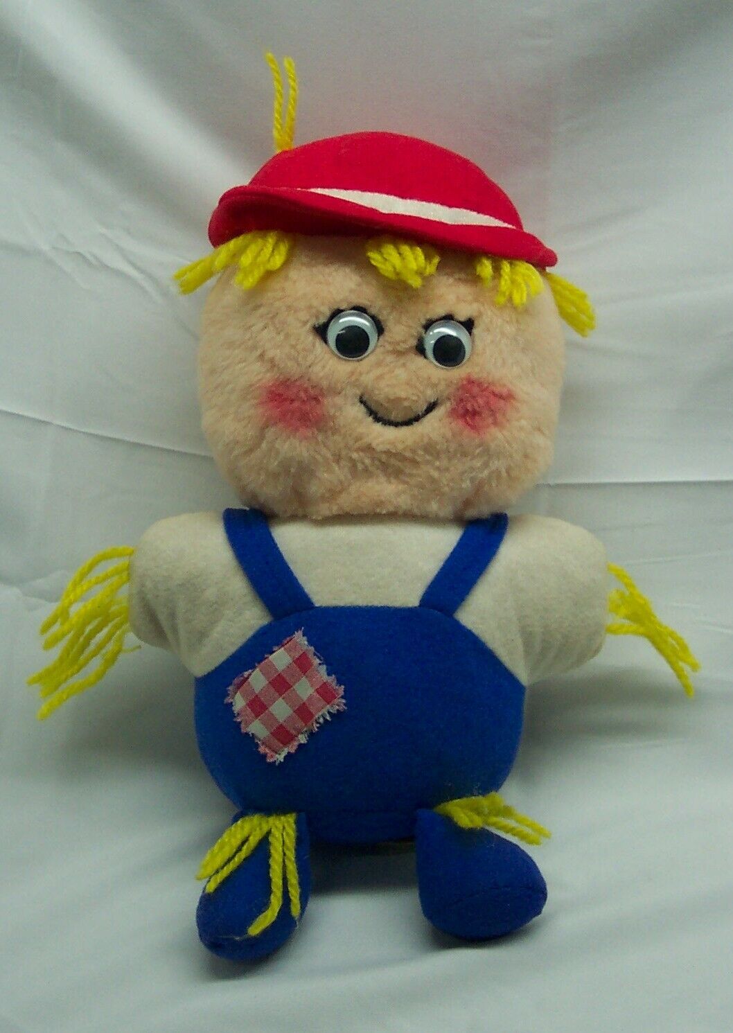 Primary image for VINTAGE Del-Monte Country Yumkin SHOO-SHOO SCARECROW 13" Plush STUFFED ANIMAL