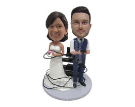 Custom Bobblehead Video Gaming Wedding Couple - Wedding &amp; Couples Couple Persona - £185.82 GBP