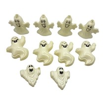 Halloween 10 Ghost Skeleton Blow Mold Light String Lights Deco Plastic V... - £9.52 GBP