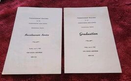 VTG 1969 Harrisonburg High School Commencement Program Baccalaureate Gra... - $19.99