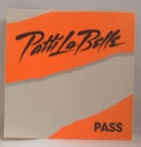 PATTI LaBELLE -  VINTAGE ORIGINAL CONCERT TOUR CLOTH BACKSTAGE PASS  *LA... - £7.90 GBP