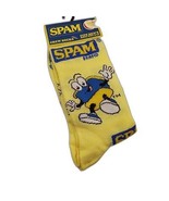 SPAM Socks Novelty Canned Meat Yellow Blue Mascot Computer Geek Men Shoe... - $26.05 CAD