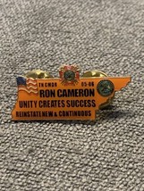 NEW Ron Cameron Commander Reinstate New and Continuous Pin KG Veterans T... - £9.32 GBP