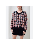 Boutique Brand The Ol Razzle Dazzle Tassel Sweater XL - $25.92