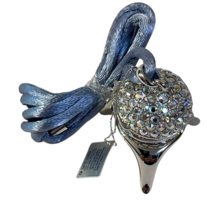 Estee Lauder &#39;Shimmering Sphere&#39; Solid Perfume Compact Crystal Rhineston... - $2,114.64 MXN