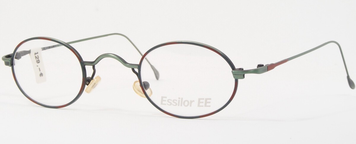 Gafas Vintage Essilor EE 330 006 Verde/Rojo ÚNICO RARO 42-26-140mm - $76.21