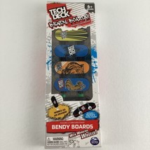 Tech Deck Fingerboard Bendy Boards Working Wheels Collectible Erasers New  - $14.80