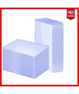 Durable 3x4 Card Protectors - 100 Pack Hard Plastic Sleeves for Collecti... - $46.81 CAD