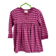 Hanna Andersson Pink Stripe Knit Dress Size 80 / 18-24 month - £12.34 GBP