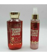 Bath &amp; Body Works WINTER CANDY APPLE Shower Gel Diamond Shimmer Mist New - £18.07 GBP