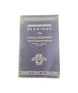 Readings in Philosophy Randall Buchler Shirk VG 1946 College Outline Ser... - $24.00 CAD