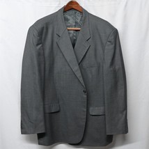 Kilburne and Fitch 52R Gray Woven 2Btn Blazer Sport Coat - £27.45 GBP