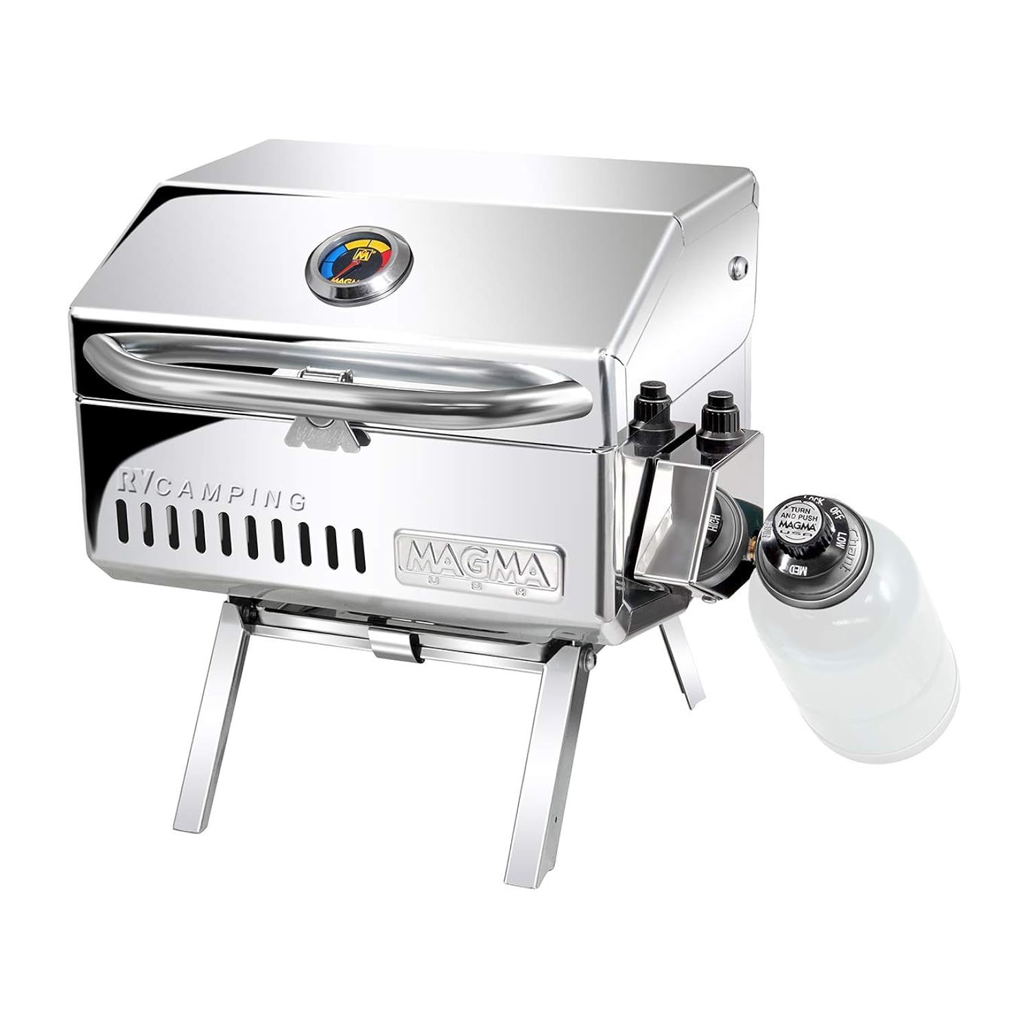 MAGMA C10-601T Mesquite, Traveler Series Gas Grill, One Size, Stainless Steel