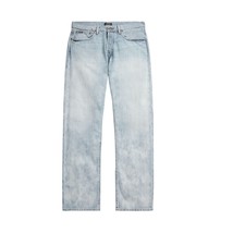 Polo Ralph Lauren Men&#39;s The Classic Fit Faded Denim Button Fly Jeans Blue 36x32 - £61.22 GBP