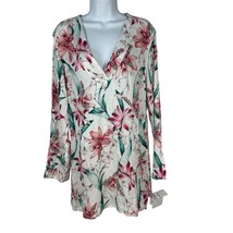 La Blanca Flyaway Orchid V-Neck Tunic Swim Cover-up Women&#39;s Swimsuit Siz... - $32.55