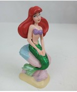 Disney Store London Little Mermaid Glittery Ariel 3.5&quot; Collectible Figur... - $13.55 CAD