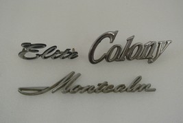 Ford Elite Colony Montcalm Car Badge Emblem Nameplates 1960s &amp; 1970s Lot... - £34.51 GBP