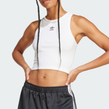 adidas Originals Essential Rib Tank Top Women&#39;s Lifestyle Top AsiaFit NW... - $49.41