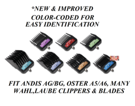 Andis Premium Metal Clip Blade Guide Attachment Comb*Fit Agc,Oster A5 Clippers - £5.45 GBP+