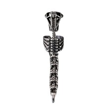 Men Scorpion Ring Heavy Rock Punk Joint Rings Vintage Cool Gothic Scroll Armor K - £11.14 GBP
