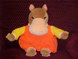 15&quot; Richard Scarry Hilda Hippo Plush Toy 1995 Gund Adorable Rare  - $99.99