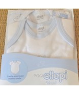 2 Baby Half Sleeve Cotton Bodysuits ELLEPI - $13.90