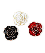 Vintage Camellia Pin Lapel Collar Pin Corsage Brooch Women Men Jewelry G... - £8.78 GBP