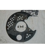 Left hand front brake disc cover guard 1993 Kawasaki Bayou 400 4x4 KLF40... - $19.79