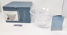 Vintage Marquis By Waterford Shelton Collection Crystal Bowl 8&quot; in Box - £46.85 GBP
