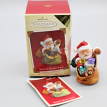 Santa&#39;s Magic Sack Hallmark Keepsake Ornament Exclusive 2005 VIP Gift Light Clip - £7.85 GBP