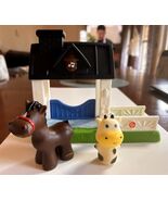 Fisher Price Little People Horse Stable Playset Model HMJ60 Works! - $257.26 MXN