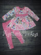 NEW Boutique Bluey Tunic Dress &amp; Leggings Girls Outfit Set - £4.77 GBP+