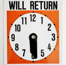 Vintage Woodall&#39;s Camping RV Publications Will Return Clock Sign Collect... - €17,49 EUR