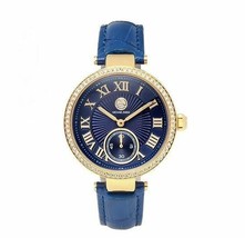 Michael Zweig Orologio da Donna,Cristallo di Contorno Originale Pelle Fa... - $18.80