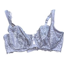 Victoria&#39;s Secret Unlined Underwire Demi Lace Bra 36DD Lilac - $26.88