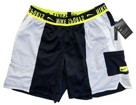 Nike Reversible Training Shorts. Black/White/Neon Green. Men&#39;s Size: Large. - £43.90 GBP