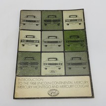 Introduction to the 1968 Lincoln Continental Mercury Cougar Montego Prod... - $7.43
