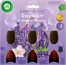 Essential Mist Refill, 3 Ct, Lavender and Almond Blossom, Essential Oils... - £16.21 GBP