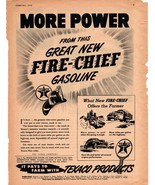 1940&#39;s Texaco Fire chief gasoline offers the farmer  print ad fc2 - £16.68 GBP