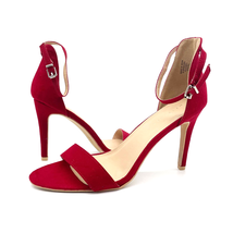NEW Metaphor Womens 9 Talula Dark Red Dress Heel Sandal Holiday Ankle Strap - £19.18 GBP