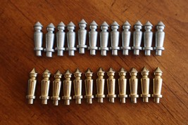 24 Replacement Metal Pawns Parts for JUMPIN Vintage 3M Bookshelf Game 1964 - £7.57 GBP