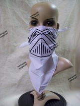 Evil Robot Face Half Mask Bandana Storm Trooper Galactic Soldier Warrior... - $165.07 MXN