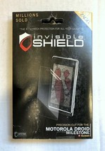 NEW ZAGG Invisible Shield Screen Protector for Motorola Droid Milestone Phones - £5.72 GBP