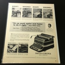 VTG 1940 Smith Corona Office Typewriters feat. Norman King Print Ad - £11.13 GBP
