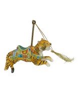 TIGER Porcelain Lenox Carousel Ornament 1989 Xmas Animal **READ** As Is ... - £13.15 GBP
