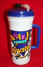 Vintage 1994 Krazy About Krystal Burger Coca Cola Refill Insulated Cup Soda Rare - $24.74