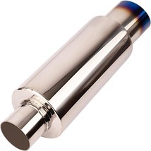 2.25 Inch Inlet 3.0 Inch Outlet Exhaust Muffler 2.25&quot; to 3.0&quot; Universal 15&quot; - $69.48