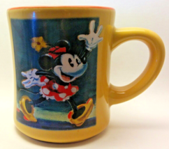 Disney Store Minnie Mouse Coffee Mug Gold Blue  Cup  - $10.00