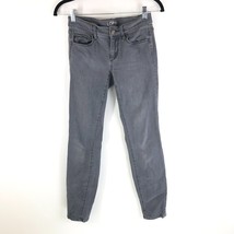 Ann Taylor Loft Women&#39;s Super Skinny Jeans Low Rise Gray Wash 24/00 - £9.97 GBP