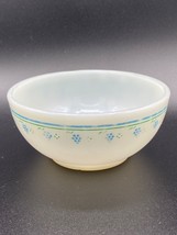Termocristo 5x small milkglass bowls green blue grape decoration. VTG &#39;7... - £31.04 GBP